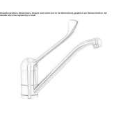 Single-lever kitchen faucet with swivel spout Tomochic