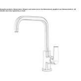 Single-lever kitchen faucet with swivel spout Rincon