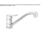 Single-lever kitchen faucet with swivel spout Schieren