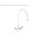1-hole countertop kitchen faucet Tepehan