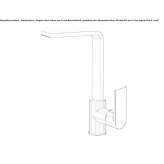 Single-lever kitchen faucet with swivel spout Albias