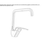 Single-lever kitchen faucet with swivel spout Tomochic