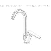 Kitchen faucet with swivel spout Rincon