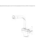 1-hole countertop kitchen faucet with a swivel spout Mantinos