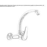 Single-lever kitchen faucet with swivel spout Tomochic