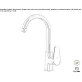 Kitchen faucet with swivel spout Pisco