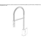 Single-lever kitchen faucet with pull-out spout Fletcher