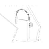 Countertop kitchen faucet with pull-out spout Adalar