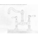 2-hole countertop kitchen faucet Meclov