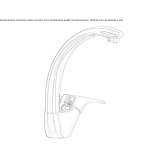 Countertop kitchen faucet with a swivel spout Papraqan