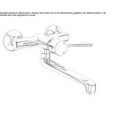 Wall-mounted washbasin tap Sasaima