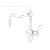1-hole kitchen faucet Bardello