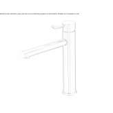 Kitchen faucet with single handle, 1-hole, chrome-plated, brass Caucasia