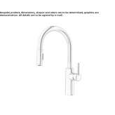 Countertop kitchen faucet with pull-out spout Ruma