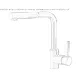 Countertop kitchen faucet with pull-out spout Stavraki