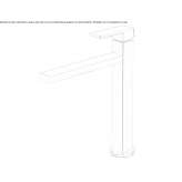 Brass countertop kitchen faucet with a swivel spout Wandina