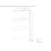 Brass kitchen faucet with single handle and pull-out spout Muxupip