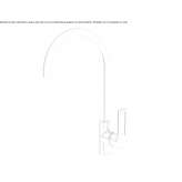 Single-lever countertop kitchen faucet with a swivel spout Bagnes