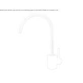 Countertop kitchen faucet with a swivel spout Wilmot