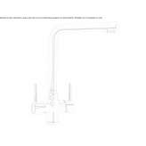 1-otworowa mosiężna bateria kuchenna z obrotową wylewką Celopek