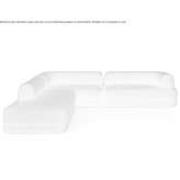Sectional fabric sofa Bettlach
