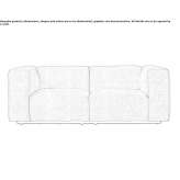 Modular fabric sofa Pinczow