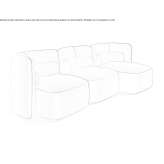 Modułowa sofa Zmeu