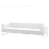 Sofa materiałowa 3-osobowa Bibano