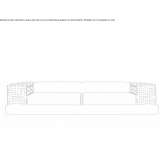 Sectional sofa in fabric and leather with removable cover Sarconi