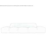 Sectional sofa with removable cover Coasa