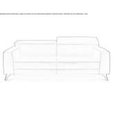 Skórzana sofa rozkładana Vacri