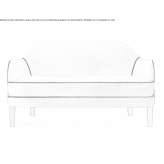 Dwuosobowa sofa tapicerowana Zarkos