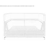 Sofa with high backrest Deza