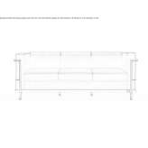 Skórzana sofa 3-osobowa Mabank