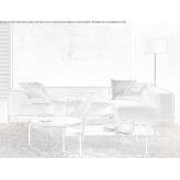 Sofa materiałowa segmentowa z szezlongiem Basin
