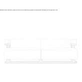 3-seater sofa Forres