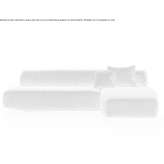 Sectional fabric sofa with removable cover Noyant
