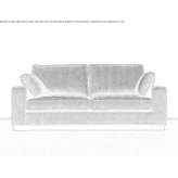 Sofa materiałowa 2-osobowa Palomero
