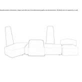 Modular sectional sofa Divion