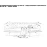 A fold-out leather sofa Nash