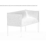 Sofa materiałowa 2-osobowa Ratby