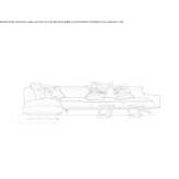 Sectional fabric sofa with removable cover Mixtlan