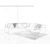 Narożna sofa segmentowa z tkaniny Goudelin
