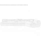 Segmentowa sofa materiałowa Novello