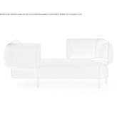 Opposite is a 2-seater fabric sofa Cevizli