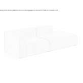Modular 2.5-seater sofa made of fabric Valfarta