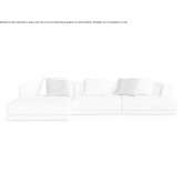 Modular sectional sofa made of fabric Teltow