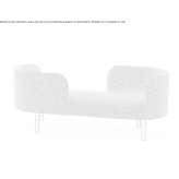 Opposite is a 2-seater fabric sofa Buccan