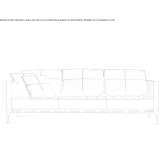 Quilted leather sofa Dospat