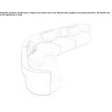 Sectional sofa Tormac